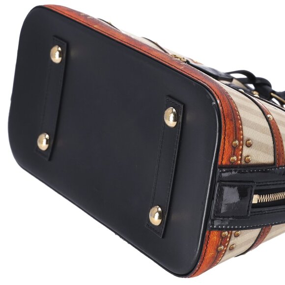 Louis Vuitton Time Trunk Alma PM Satchel Beige Multi - Picture 6 of 10